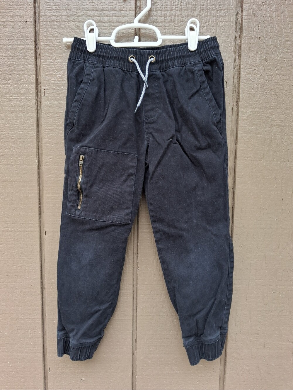 dip Black Drawstring Cord Jogger Pants Size 6/7 Small